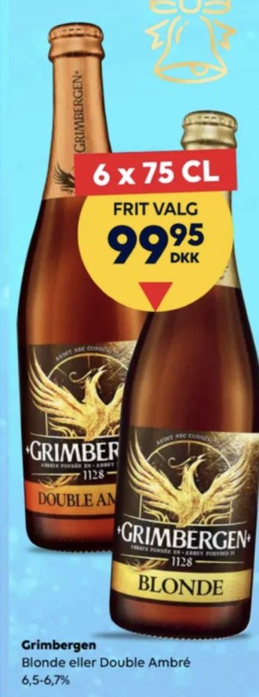Grimbergen Blonde, Specialøl 6 pk.