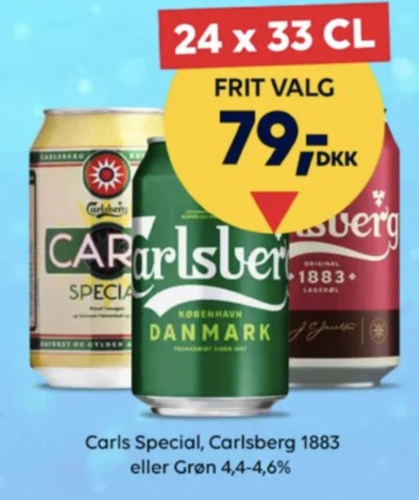 Carlsberg Pilsner, Øl 24 pk.