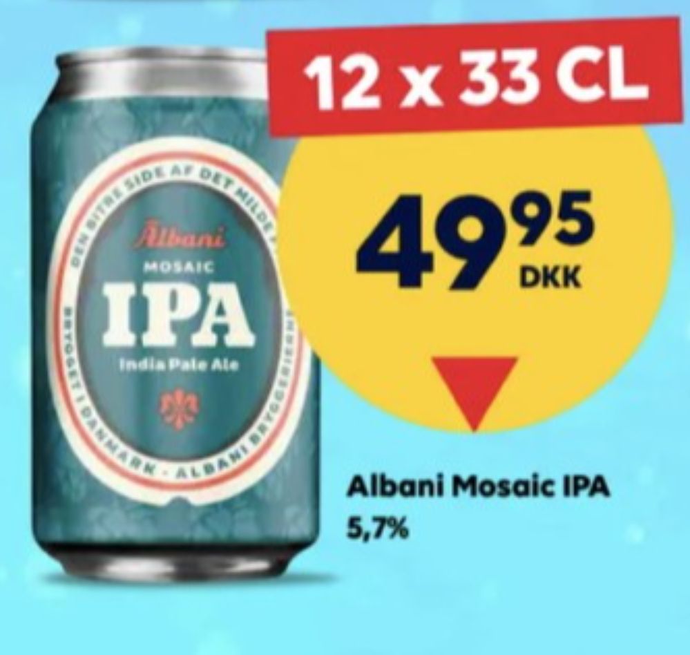 Albani Mosaic IPA, Specialøl 12 pk.