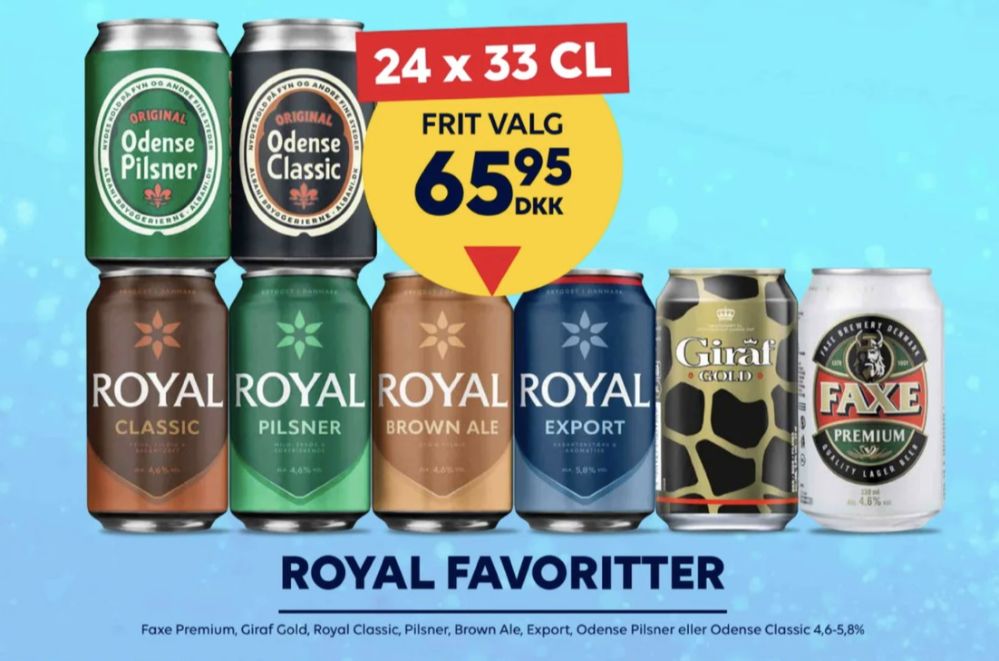 Odense Pilsner, Øl 24 pk.