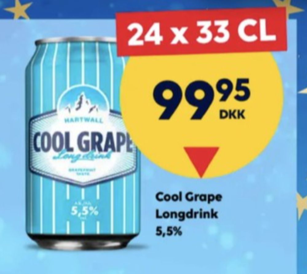 Hartwall Cool Grape Long Island, Cool Grape Long Island RTD 24 pk.