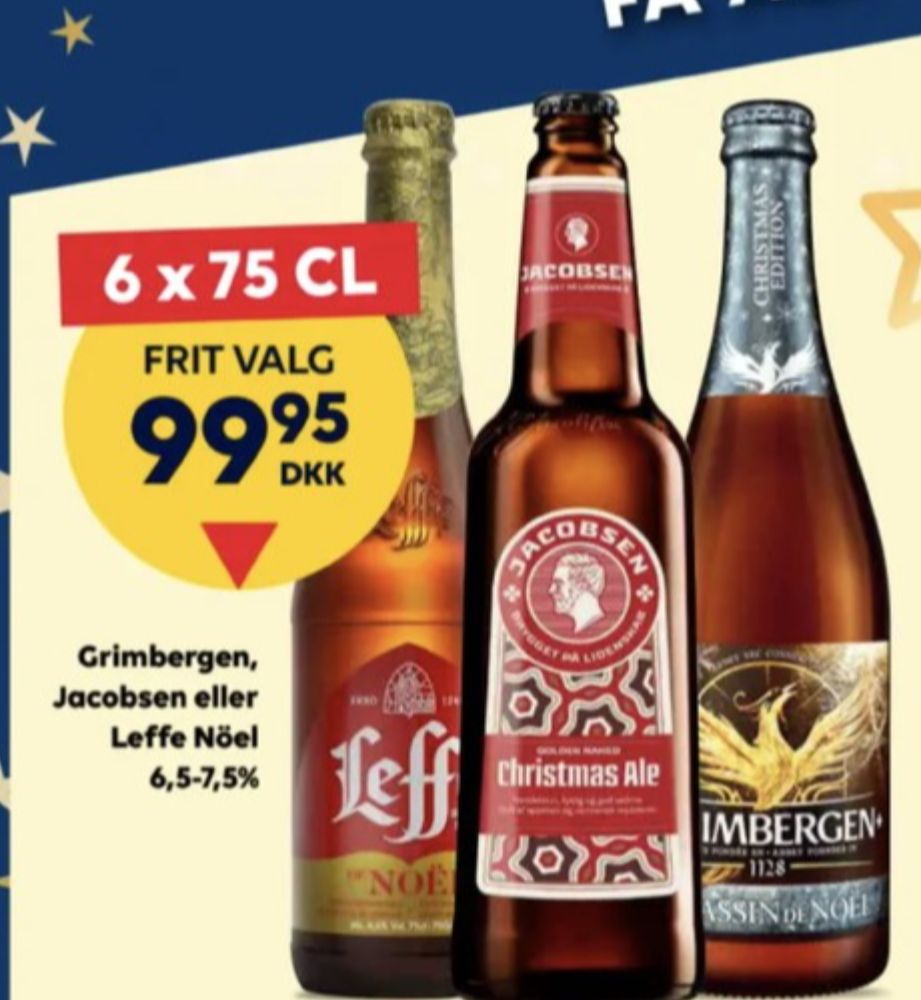 Jacobsen Golden Naked Christmas Ale, Specialøl 6 pk.