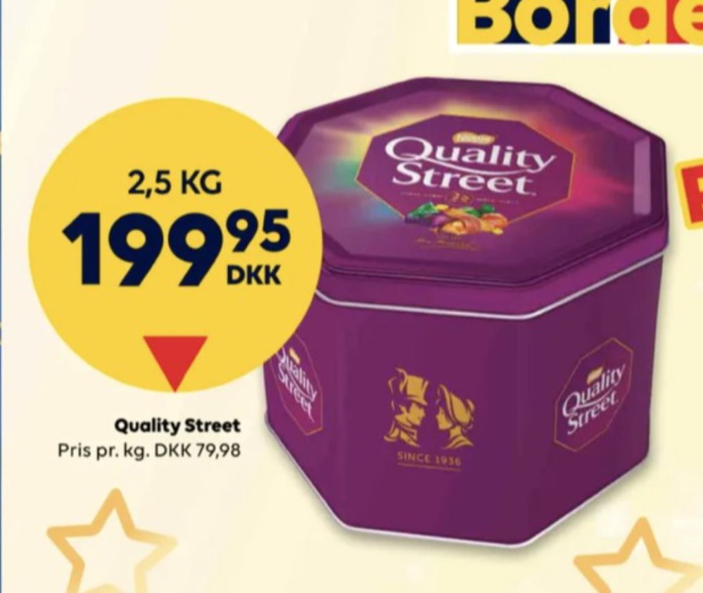 Quality Street, Dessertchokolade