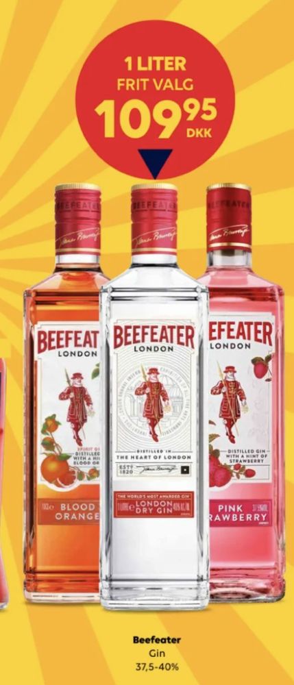 Beefeater London Dry, Gin