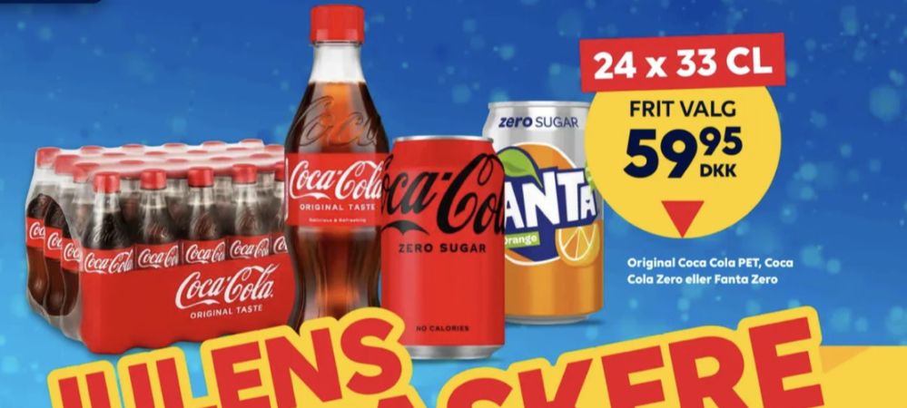 Fanta Zero, Appelsinsodavand 24 pk.