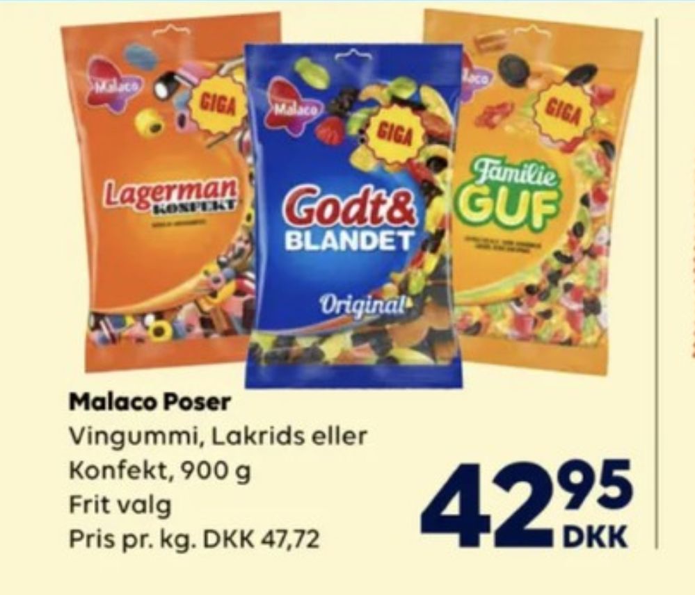Malaco Lagerman Konfekt, Lakridskonfekt