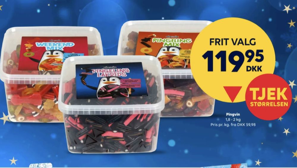 Toms Pingeling Lakrids, Slikbøtter