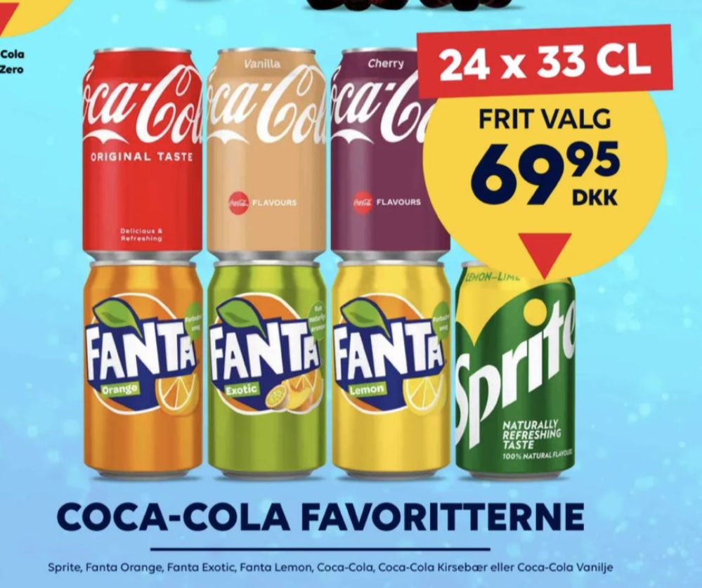 Fanta Exotic, Appelsinsodavand 24 pk.