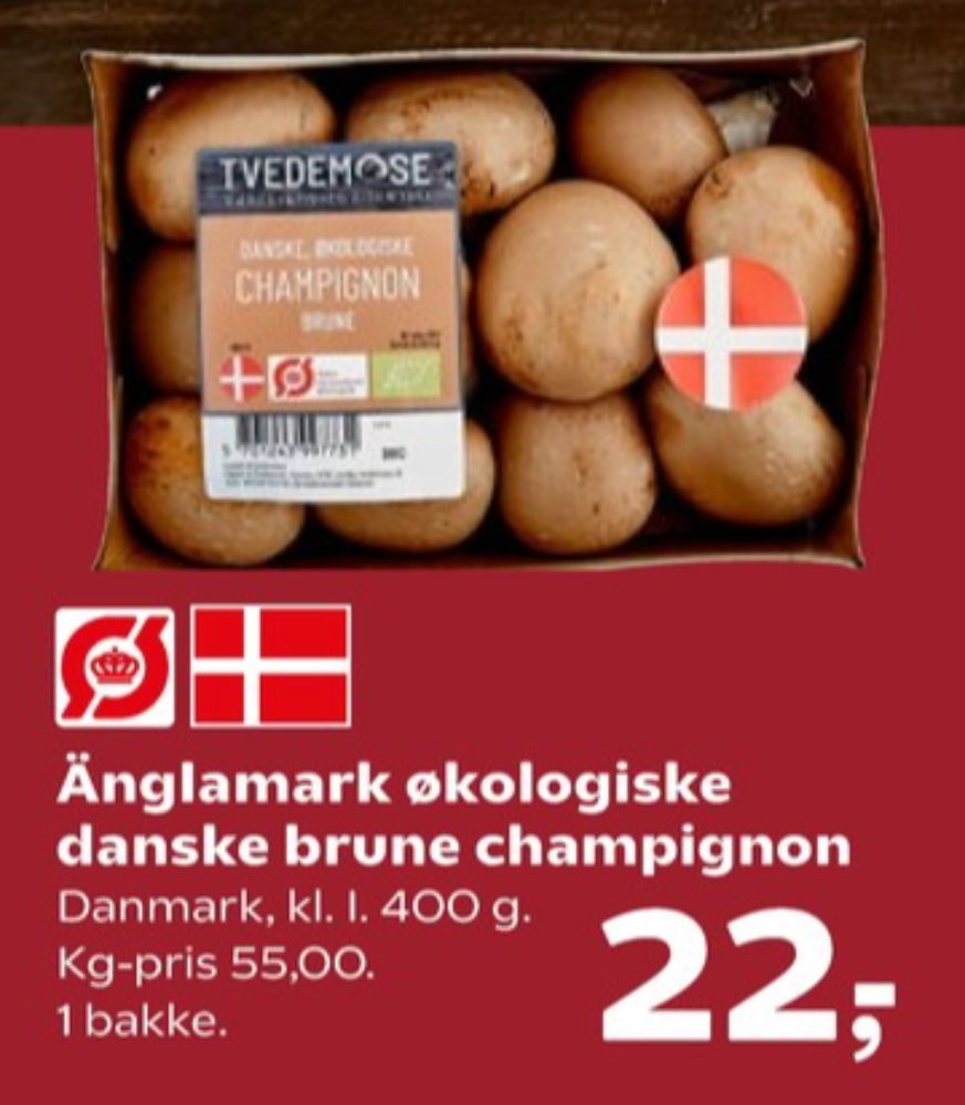 Tvedemose, Champignon