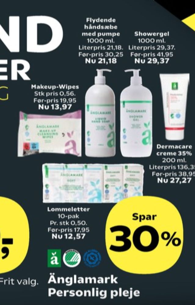 Änglamark, Renseservietter Make-up