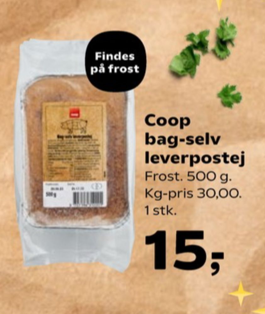 Coop, Bag-Selv Leverpostej