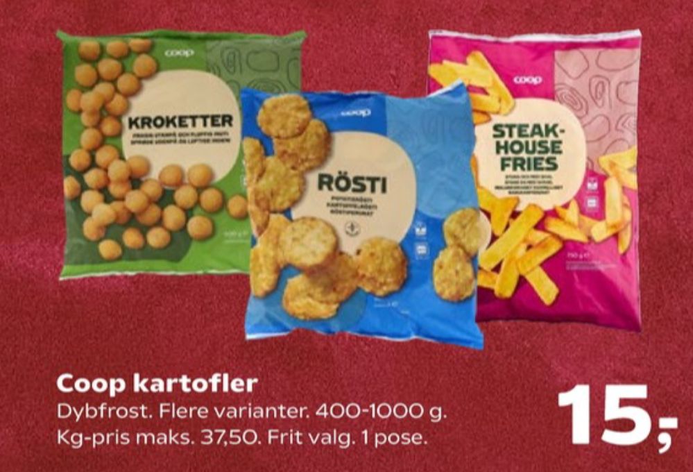 Coop, Steakhouse fries