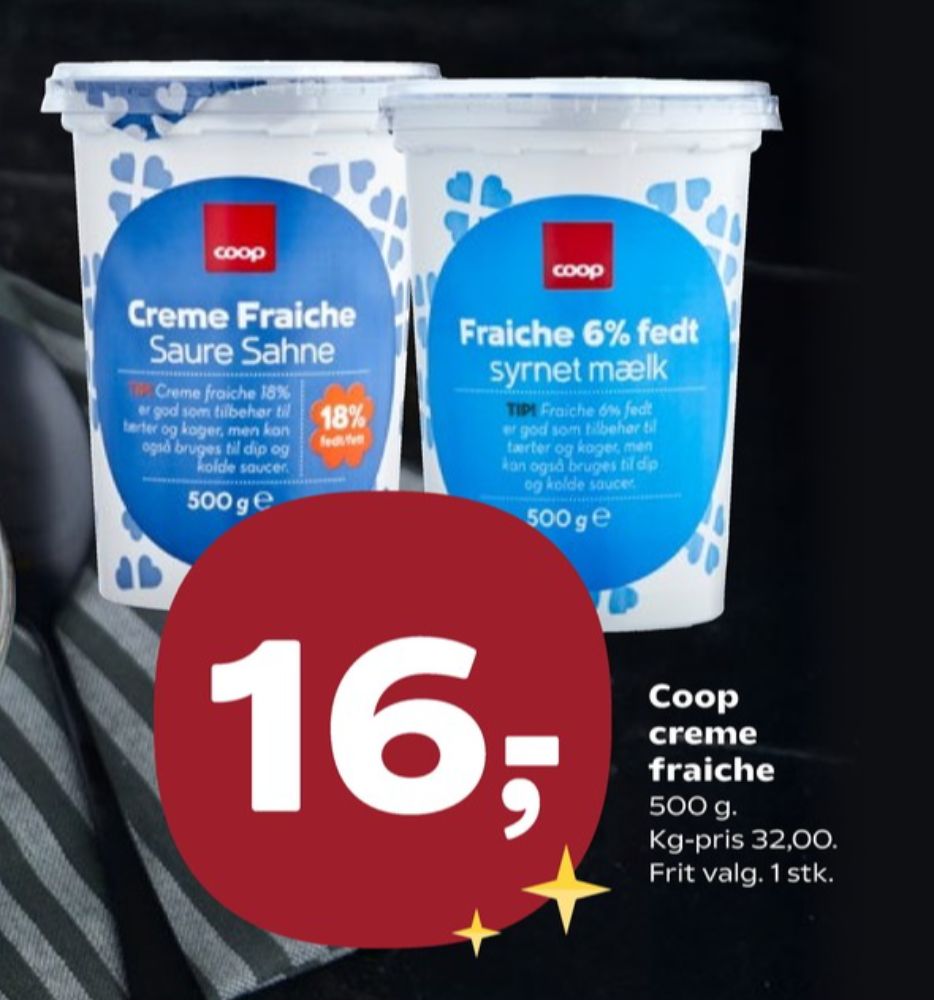 Coop, Creme Fraiche 6%