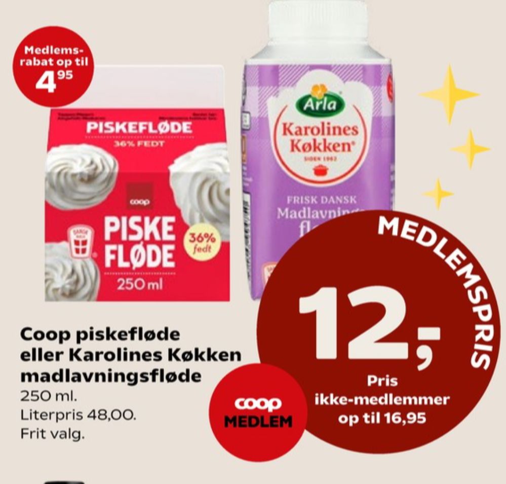 Coop, Piskefløde 36%