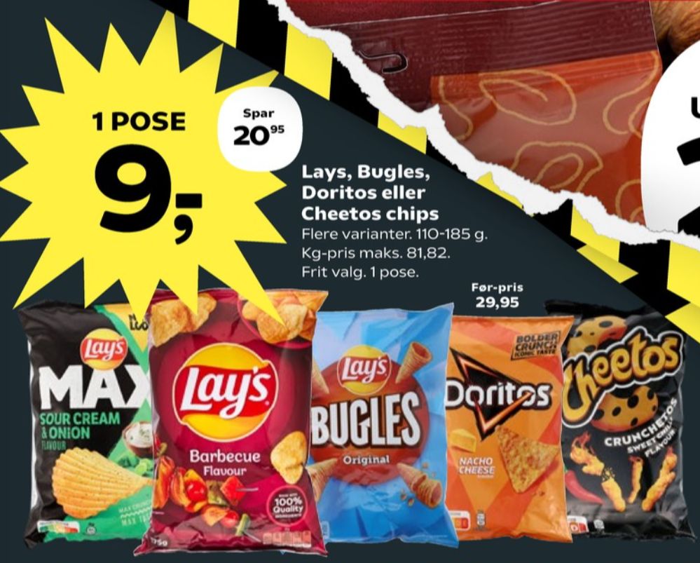 Lays, Barbecue Flavour Chips