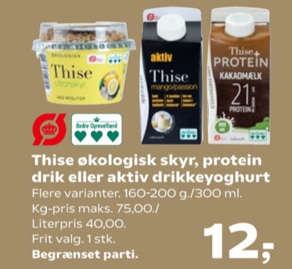 Thise, Citron Skyr med Müslitop