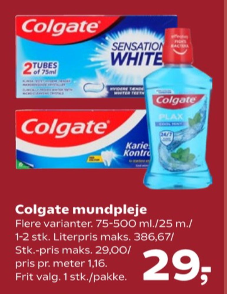 Colgate, Tandstikker