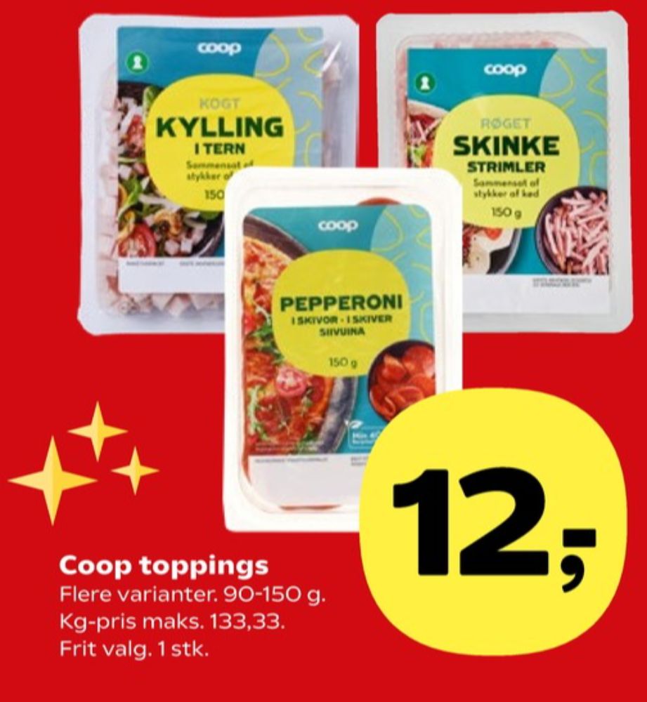 Coop, Skinkestrimler