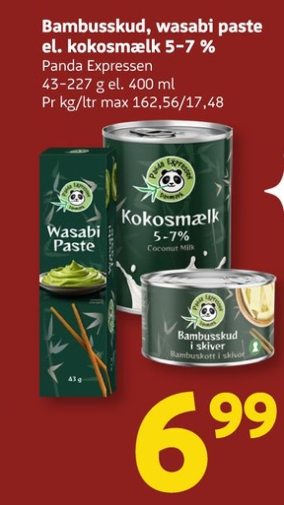 Panda Expressen , Kokosmælk