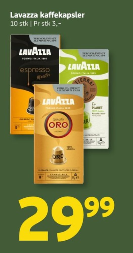 LavAzza Espresso Maestro Lungo, Kaffekapsler