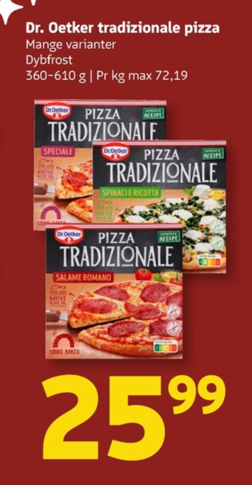 Tradizionale, Spinacie Ricotta Pizza