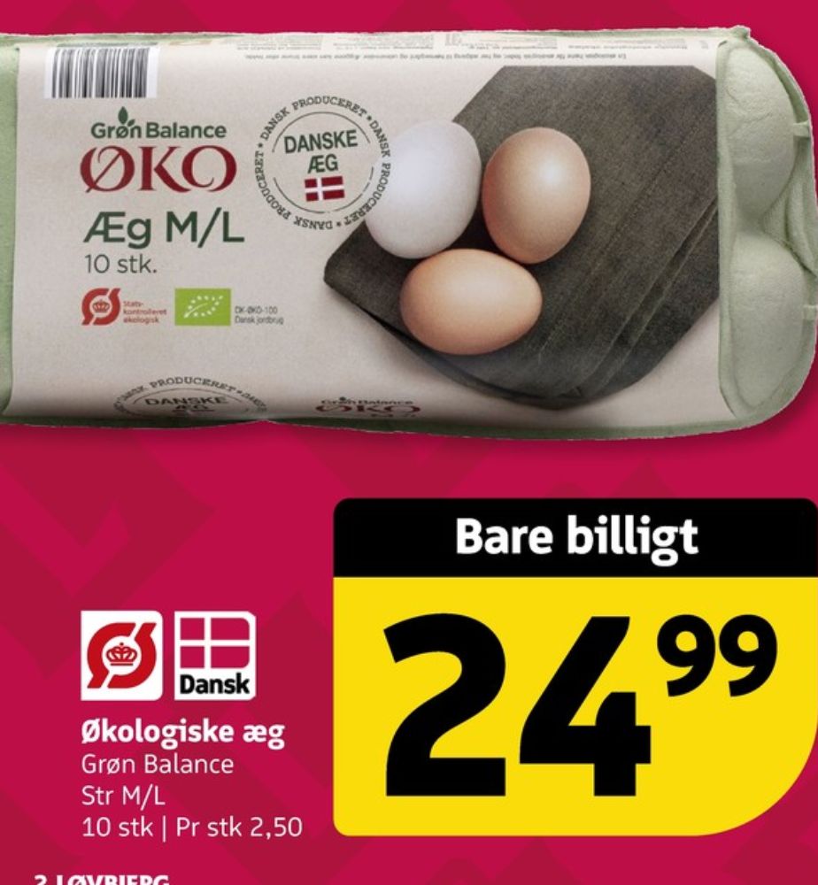 Grøn Balance, Øko Æg M/L