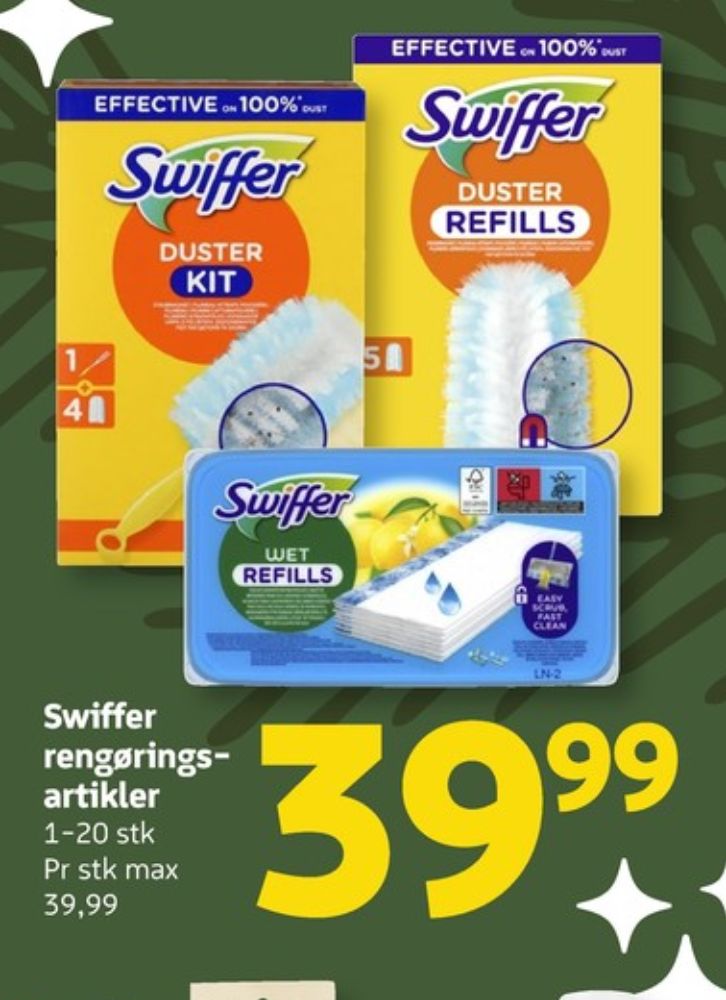 Swiffer, Klude
