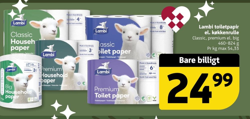 Lambi Classic, Toiletpapir
