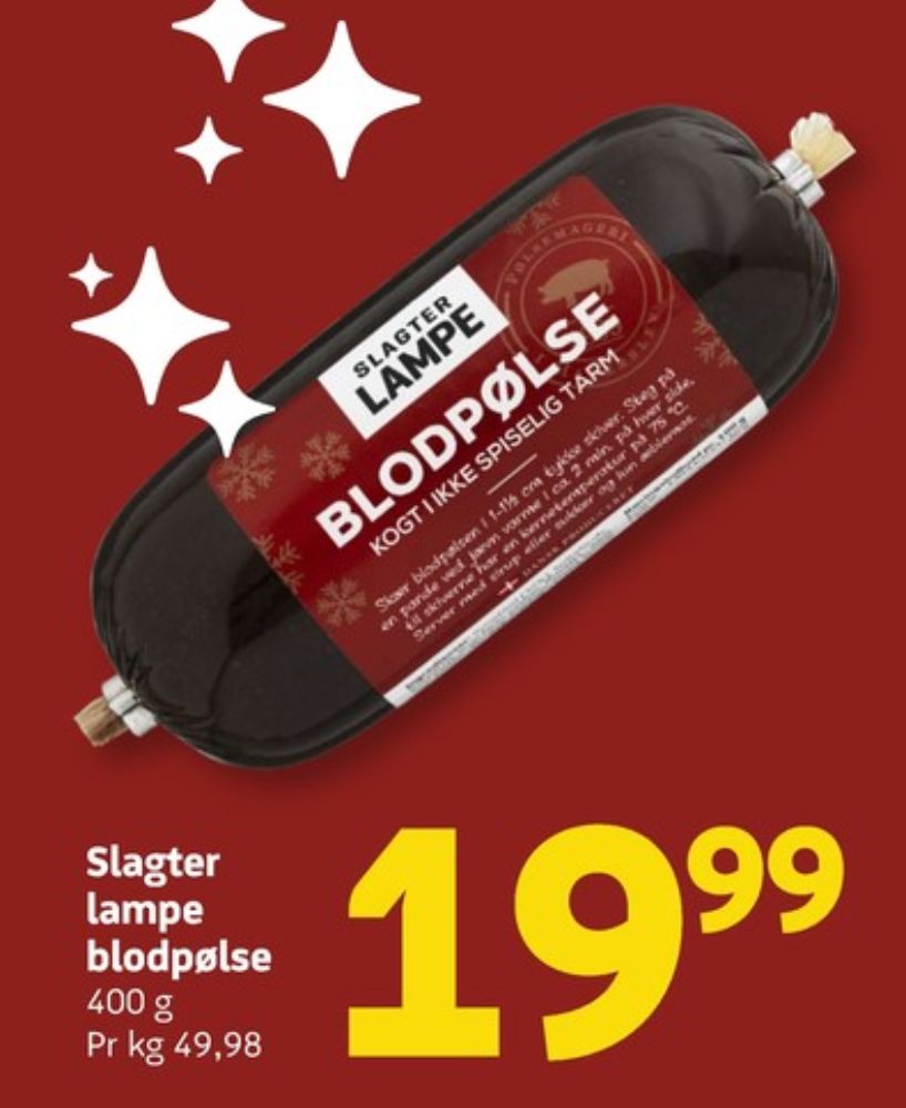 Slagter Lampe, Blodpølse