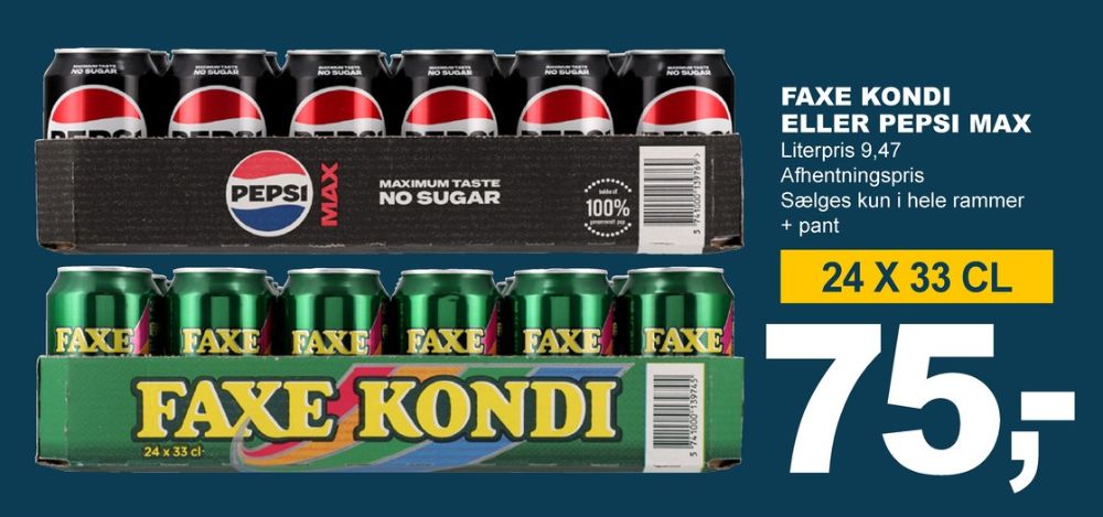 Pepsi Max, Cola 24 pk.