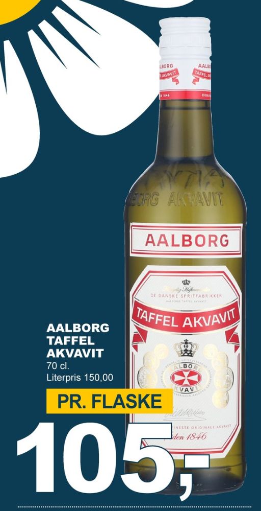 AAlborg Taffel Akvavit, Akvavit