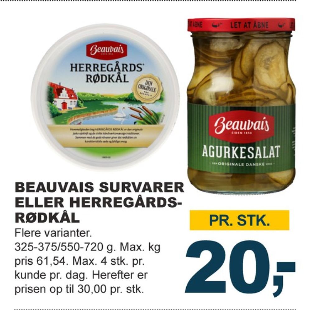 Beauvais, Rødkål-syltet