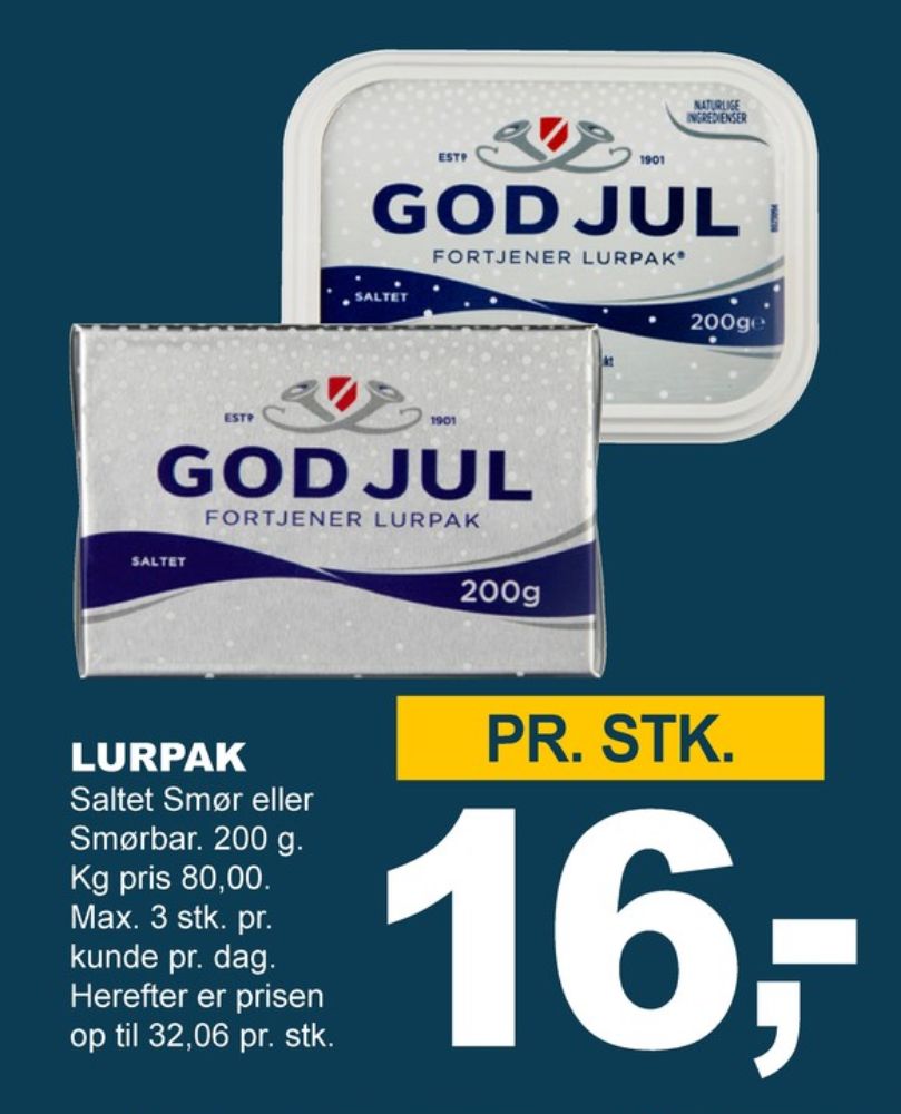 Lurpak, Smør