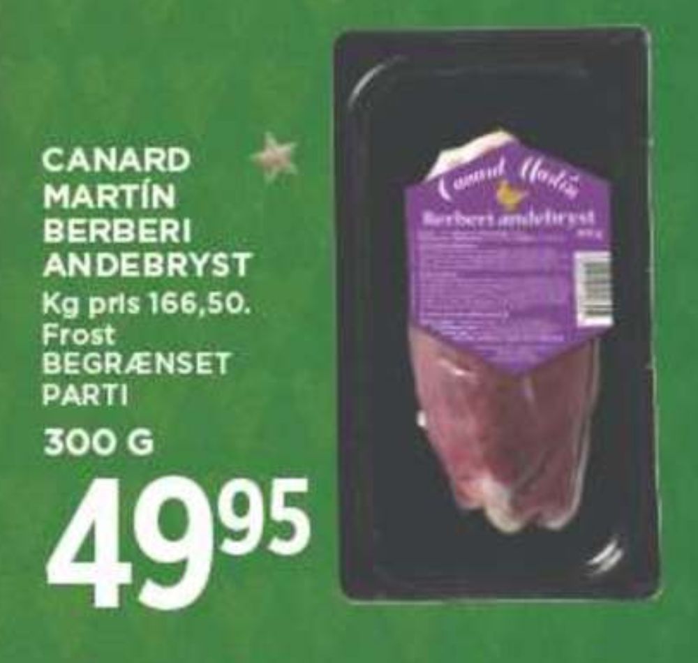 Canard Martin, Andebryst