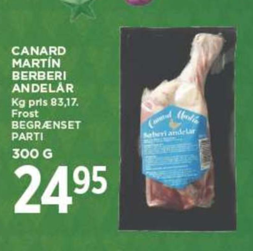 Canard Martin, Andelår