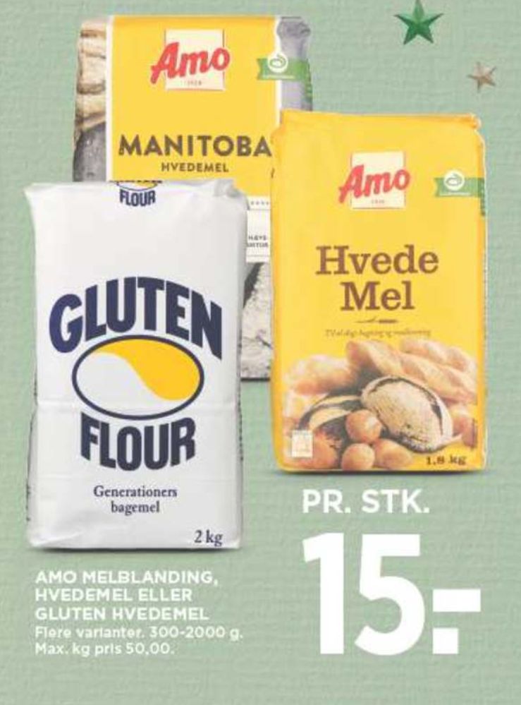 Gluten Flour, Hvedemel