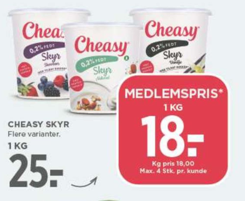 Cheasy, Vanilje Skyr 