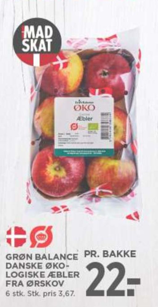 Grøn Balance, Æbler