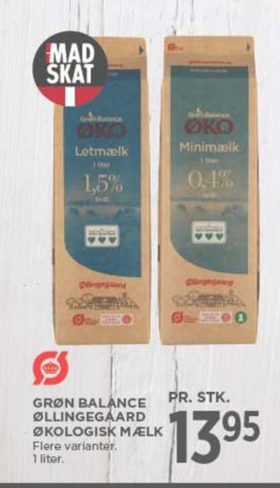 Grøn Balance Øllingegaard, Minimælk 0,4%