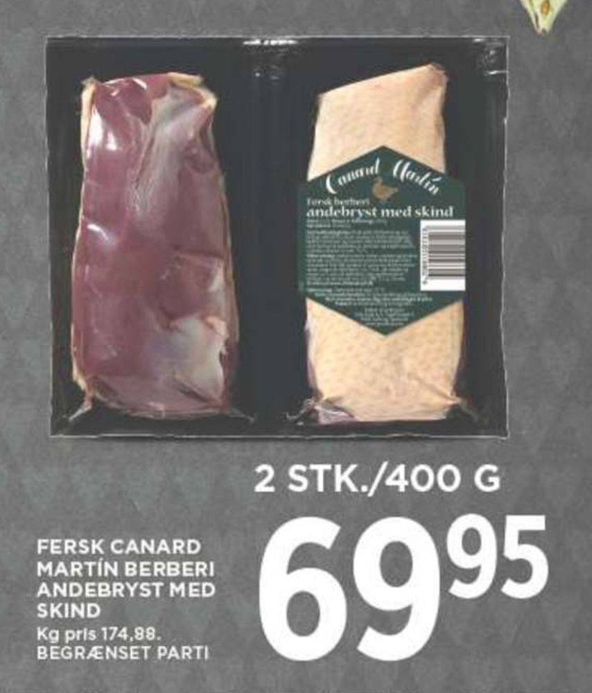 Canard Martin, Andebryst