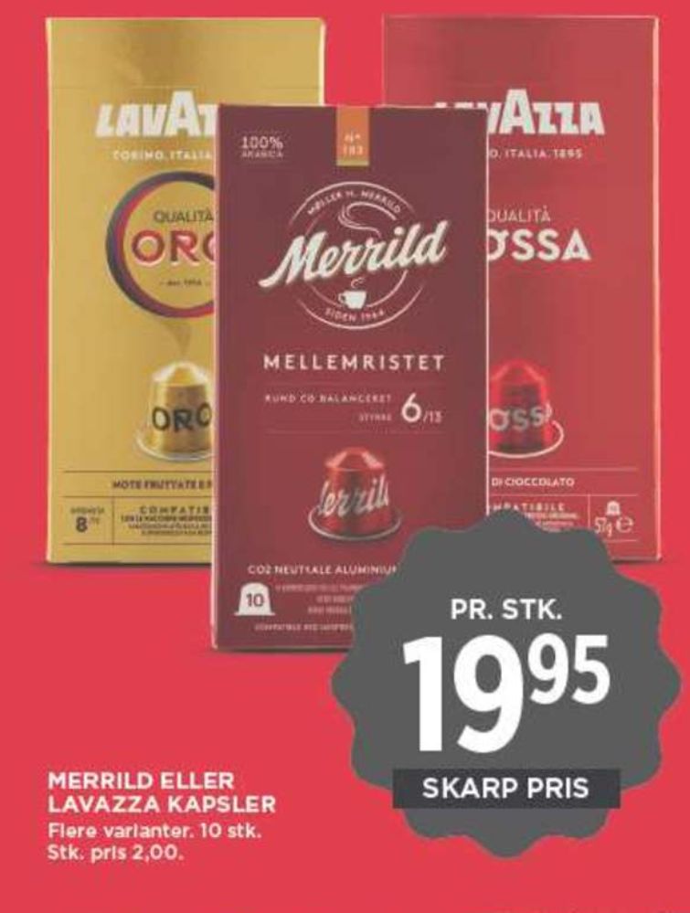 LavAzza Qualita Rossa, Kaffekapsler