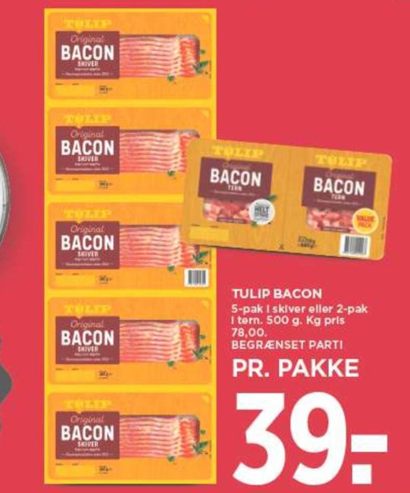 Tulip, Baconskiver