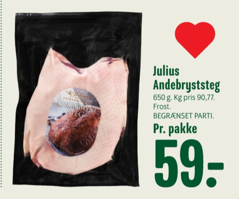 Julius, Andebryststeg