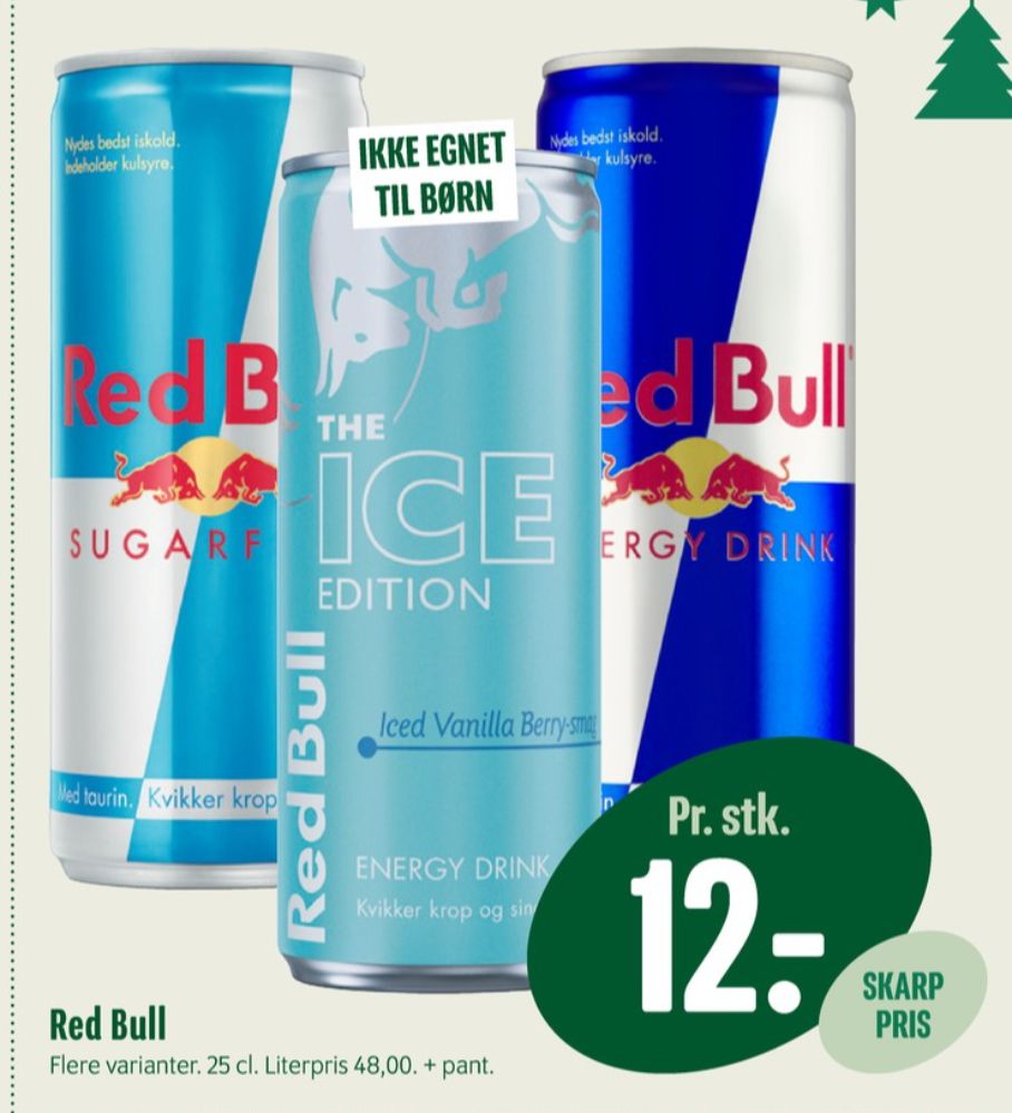 Red Bull Energy, Energidrik