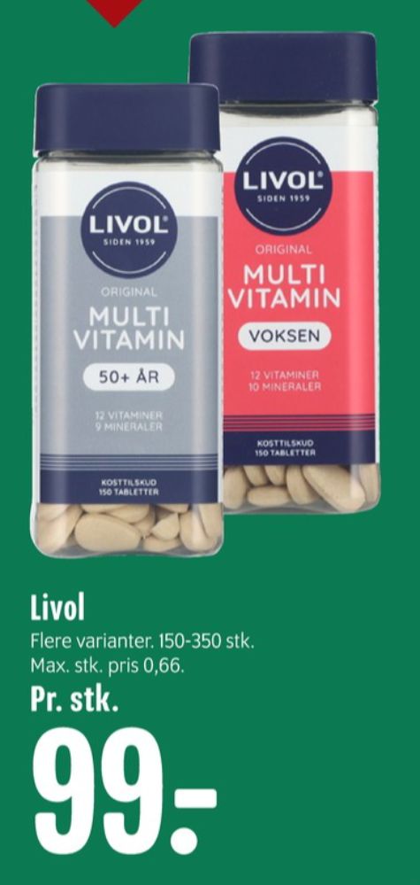 Livol Multi, Mineraler