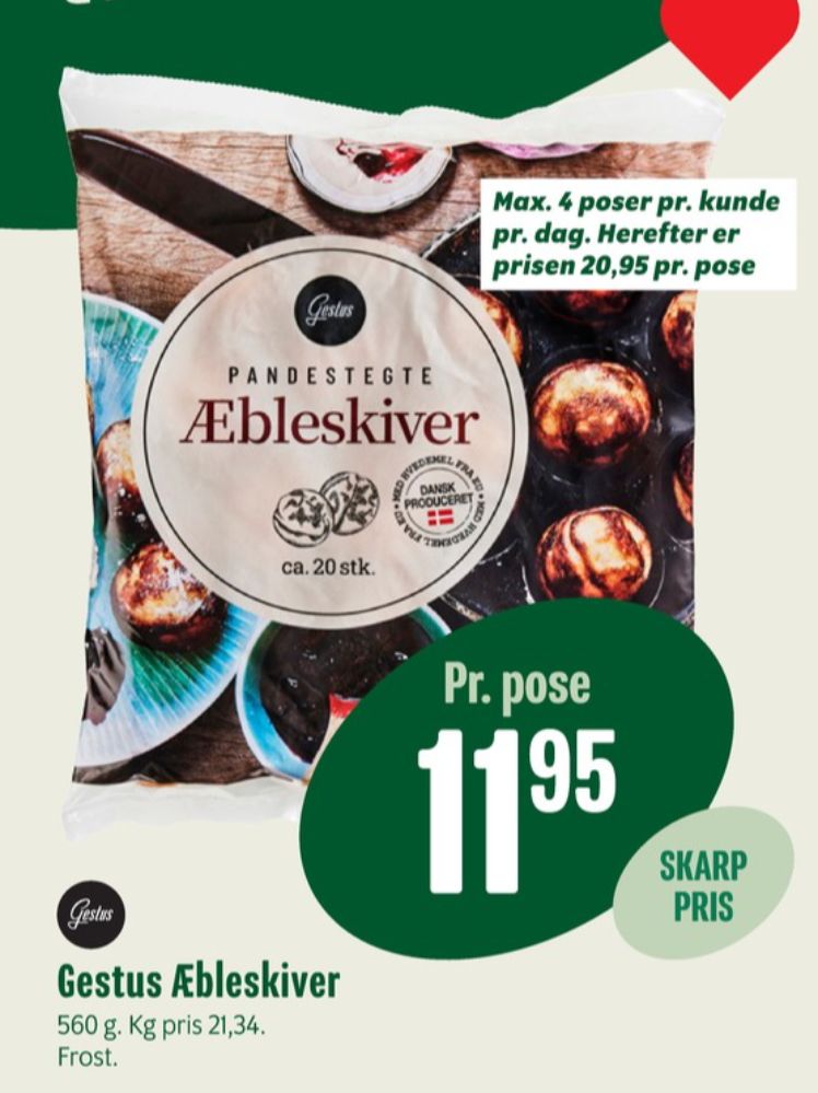 Gestus, Æbleskiver