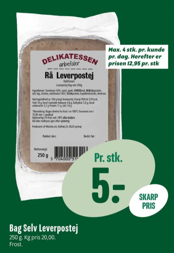 Bag-Selv Leverpostej