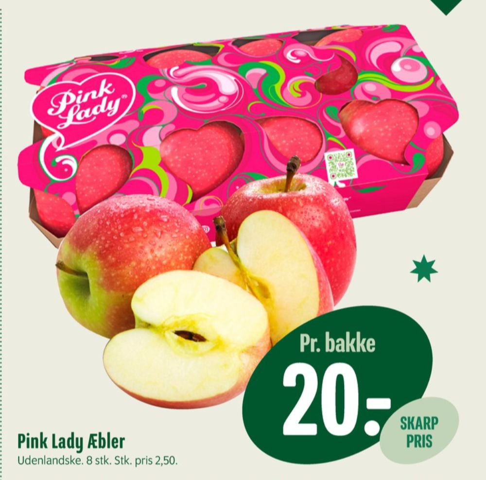 Pink lady, Æbler
