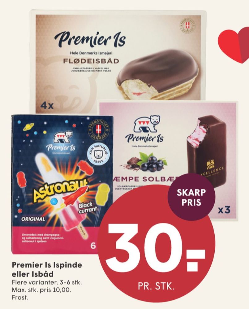 Premier, Astronaut ispinde