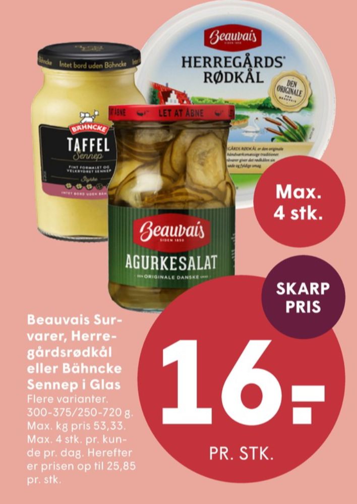 Beauvais, Rødkål-syltet